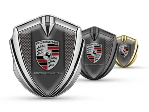 Porsche Metal Emblema Insignia Suntuoso Proyecto Aleación